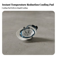 Translucent Flower-Shaped Cooling Insert Helmet Ice Pack Insert TPU Surface