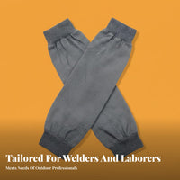 Anti-Scald Safety Arm Sleeves Sun Protection Work Oversleeves Breathable for Welders, Workers, Construction Site, Outdoor Activities