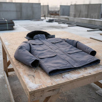 Anti-Static Safety Jacket Wear-Resistant Padded Work Parka Thickened & Warm