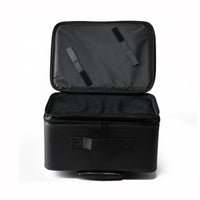 Makeup Trolley Case Full Rotation Wheels Makeup Trolley Bag Shock Resistant Nail Organizer Cart for Travel