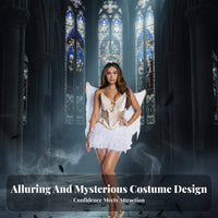 Shadow Seraph Dress Set inclusive Size Available Cosplay excludedfit Spooky Theme for Women