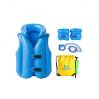 Child Flotation Vest Thickened Training Swim Vest High Collar for Children