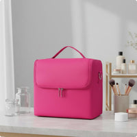 Multilayer Cosmetic Case Easy to Organize Portable Makeup Box Lightweight