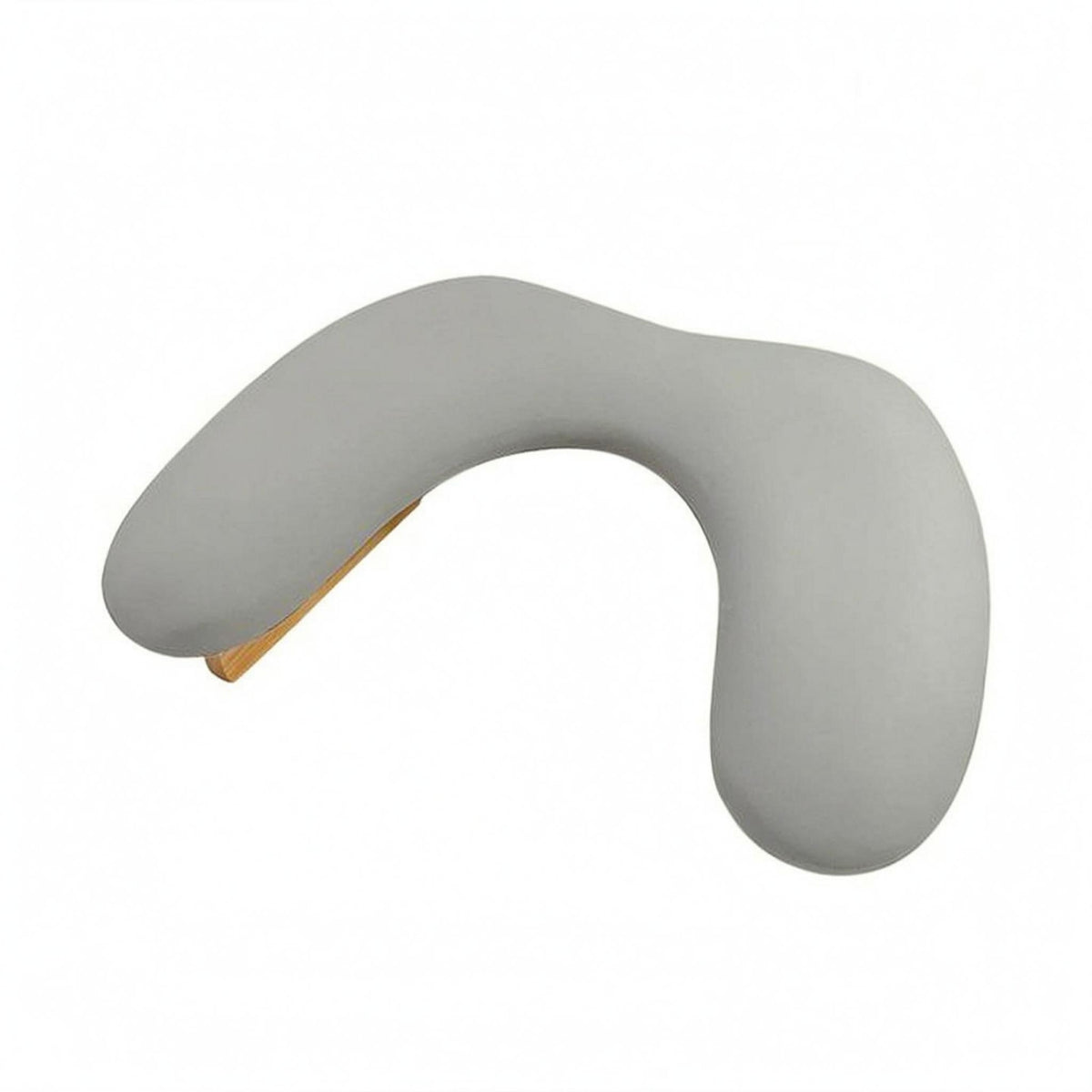 Folding Nail Art Hand Pillow Support Structure Wood and Leather Hand Pillow Space Saving Beauty Accessory