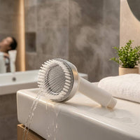 Shampoo Basin Shower Head Soft Bristles Bathroom Fixture Side Switch