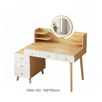 Vanity Table with Side Cabinet Ample Storage Bedroom Furniture for Women