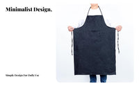 Sturdy Long Sleeve Reversible Wear Smock Oil-Proof for All Genders Denim Work Gown Stain-Resistant for Welders, Mechanics, Workshop, Factory