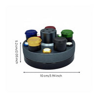 5-Hole Watch Oiler Rotatable Rotating Oil Cup Station Easily to Clean Rotating Oil Cup Base for Watchmakers