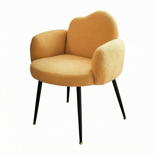 Dressing Chair Padded Seat Household Seating Metal Legs Home Furniture for Desk, Bedroom