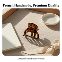 French Design Hair Grip Long-Lasting Small Hair Grip Mini Tentacle Jaw Hair Grip for Women, Hairstyling