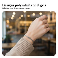 Love Knot Bracelet Stainless Steel Knot Bracelet Handmade for Valentine's Day