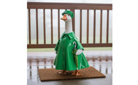 3 Pieces Goose Statue Raincoat Set Decorative Outdoor Decoration Long-Lasting