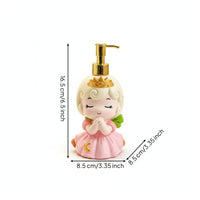 Princess Pump Bottle Crown Detail Bathroom Item Rounded Shape