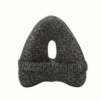 Contoured Leg Pillow with Strap Zippered Knee Pillow with Elastic Strap Textured