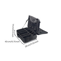 Professional Makeup Artist Bag Multi-Layer Design Portable Cosmetic Case