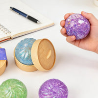 12 Pieces Glitter Squishy Dumpling Sensory Squishy Dumpling Toy Mess Without