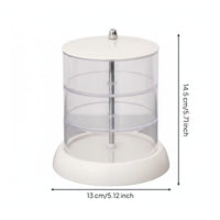 Multi-Layer Jewelry Storage Minimalist Style Design Rotating Jewelry Box Tiered Acrylic Organizer