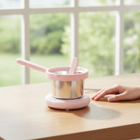 Compact Depilatory Heater with Pouring Spout Portable Depilatory Melting Pot with Spout Easy to Clean Appliance Beginner-Friendly for Beauty Salons
