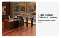 Miniature Diorama People Figure Model Mini Figurine Standing Male Character Suit Wearing for Small-scale Scene Display and Photography Prop Suitable for Home Decoration Office Display Street Scene Architectural Model Gift Giving 2.8cm