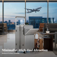 20 Inch Carry-on Suitcase Side Hook Carry-on Luggage Integrated Phone Stand