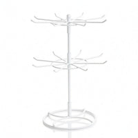 Rotating Jewelry Stand Two-Tier Rotating Bracelet Holder Freestanding