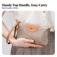 Soft and Comfortable Large Capacity Wallet Multiple Compartments Wristlet Cell Phone Wallet Multi-Purpose for Ladies, Shopping, Travel, Work
