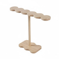 Wooden Headband Stand Multi-Purpose Wooden Bracelet Display Stand Space-Saving