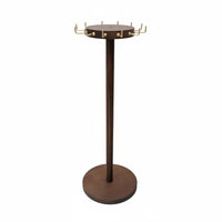 Wood Chain Holder Wooden Chain Display Organizer Multi-Hook Design