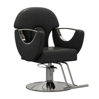 Hydraulic Styling Chair Padded Salon Styling Chair Metal Inserts