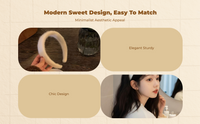 Soft Plush Headbands for Chic, Everyday Use