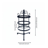 Rotating Earring Stand Detachable Multi-Tier Jewelry Stand Space Saving