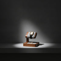 Watch Stand with Valet Tray Cushioned Watch Display with Tray Desktop