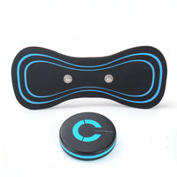EMS Cervical Massage Device Ergonomic Electrode Pad with Control Unit Cordless