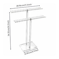 Double-Sided Necklace Holder Elegant Necklace Display Stand Easy to Clean