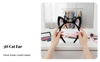 Cat Ear Headband Cute Design Faux Cat Ears Headband Furry Creature Ears Cute Design Cosplay Hair Hoop Soft & Comfortable