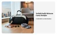 Wet Dry Separation Travel Bag Large Capacity Gym Bag with Shoe Compartment Travel Duffel Wet Pocket Long-Lasting Material
