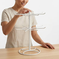 Rotating Jewelry Stand Two-Tier Rotating Bracelet Holder Freestanding