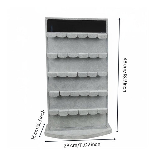 Rotating Earring Display Stand Space Saving Rotating Jewelry Revolving Stand