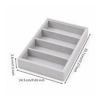 2 Pieces Eyewear Display Case Metal Latch Glass Lid Eyewear Box Dustwithout Cost