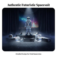 Astronaut Jumpsuit with Helmet Realistic Look Astronaut Jumpsuit Set for Adults