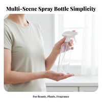 Fine Spray Bottle Leakproof Fine Spray Dispenser 500ml Plant Mister Resistant Refillable Plastic Dispenser Stable Base
