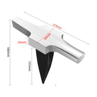 Jeweler's Pointed anvils Polished Surface T-Stake anvils Multi-Functional Goldsmith Tool for Goldsmiths, Metalsmiths, Studio, Workshop