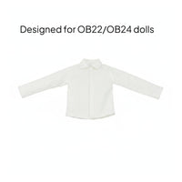 Long Sleeve Doll Shirt Casual Design Short Sleeve Doll Shirt Easy to Match