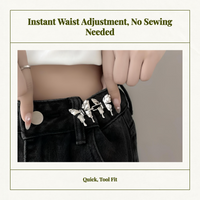 Adjustable floral waist buckle