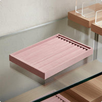 Velvet Band Tray Secure Slots Band Display Tray for Countertop