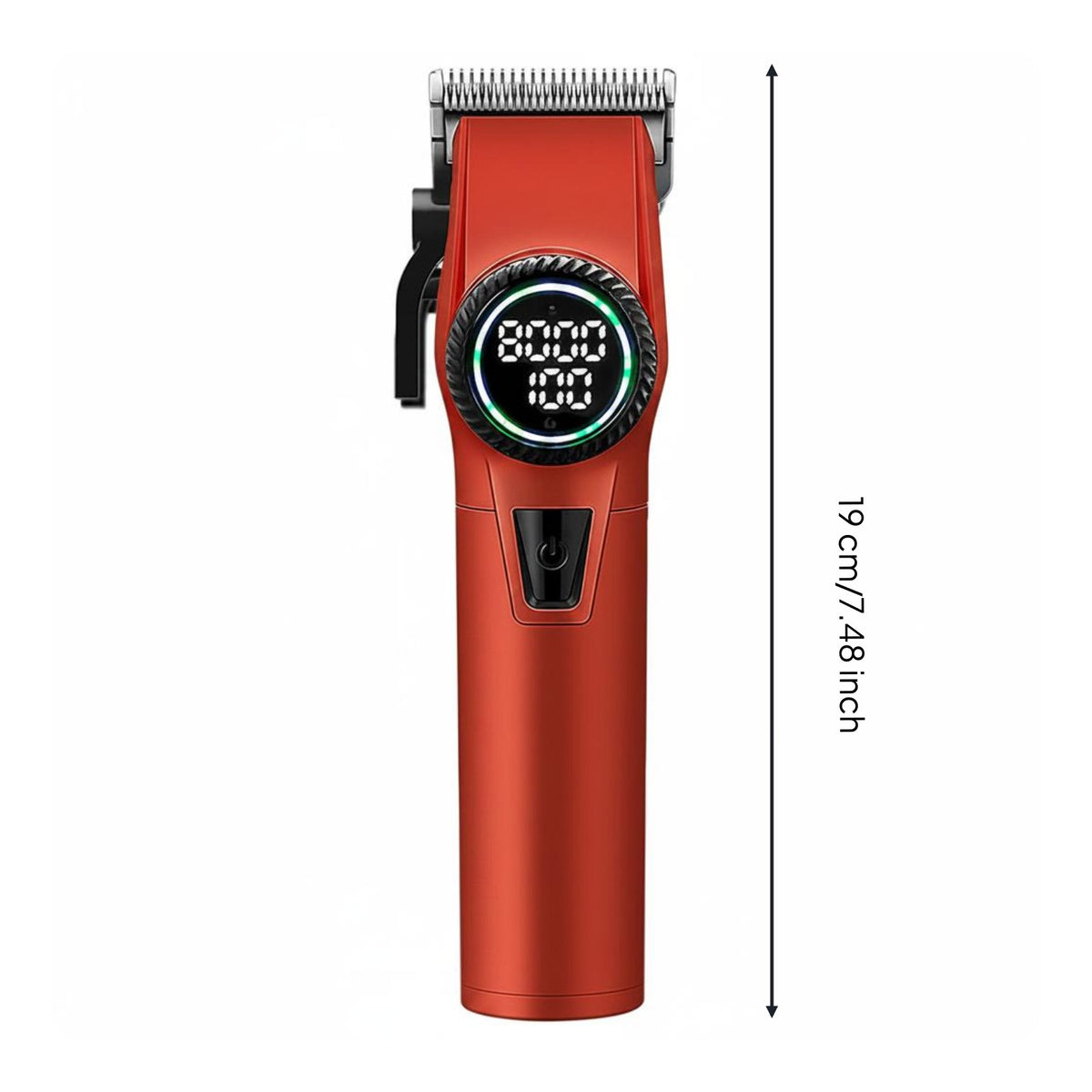 Barber Clipper LED Display Electric Hair Clipper Quiet Mode for Salon