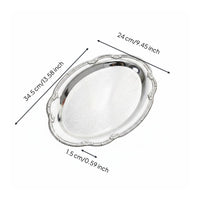 Jewelry Display Tray Embossed Table Decor Multi-Purpose for Wedding