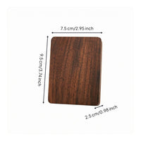 Hinged Band Case Compact Wooden Band Box Rectangular for Proposal
