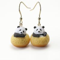 Panda Dangle Earrings Three-Dimensional Panda Earrings Cute Jewelry for Teens, Birthday Gifts