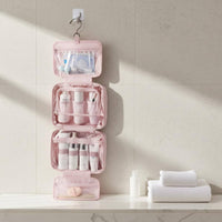 Foldable Hanging Toiletry Bag Water-Resistant Hanging Toiletry Bag Easy to Clean